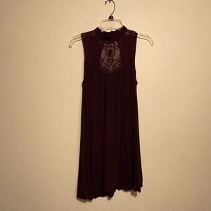 LAST DAY TO BUY! American Eagle Dress, lace neck and keyhole back details